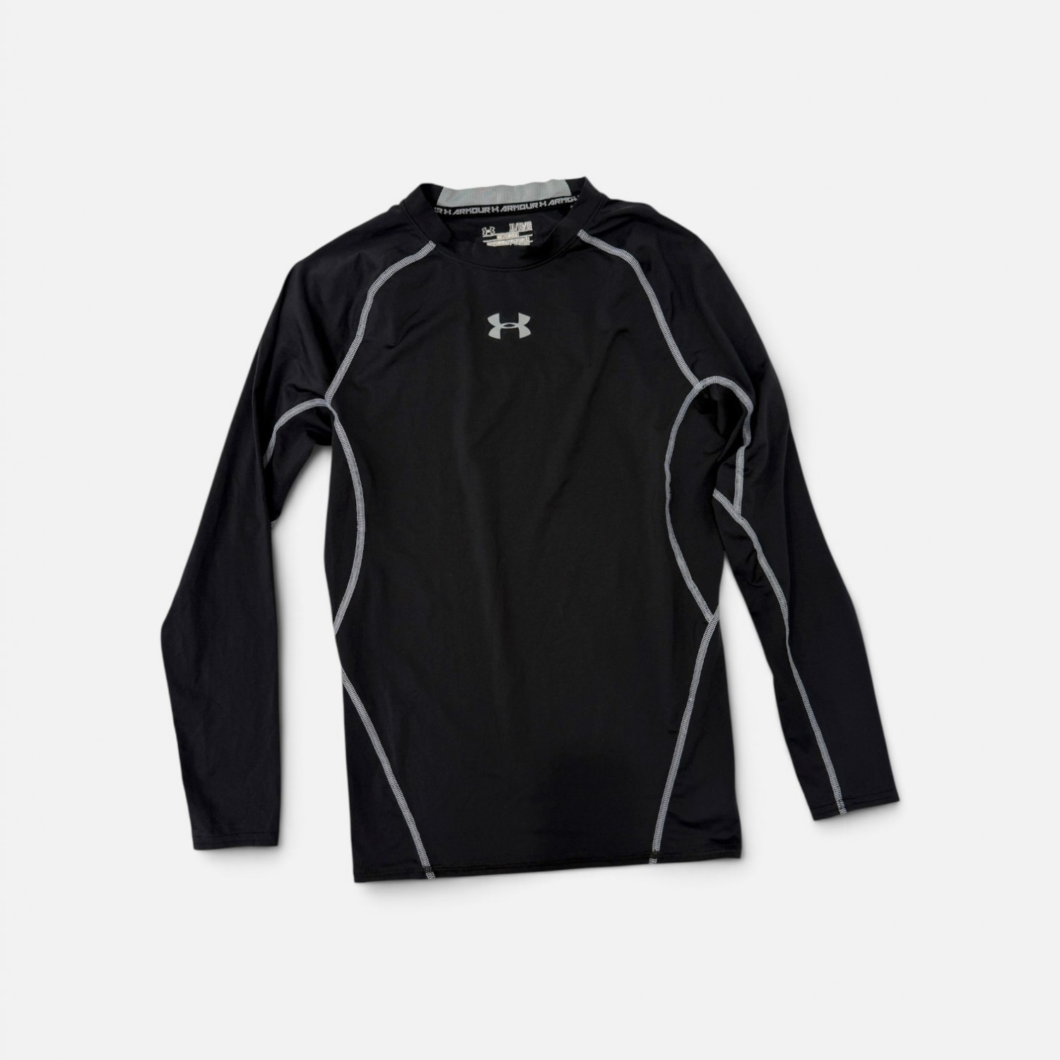 Under Armour HeatGear Μακρυμάνικη Μπλούζα Compression Μαύρη